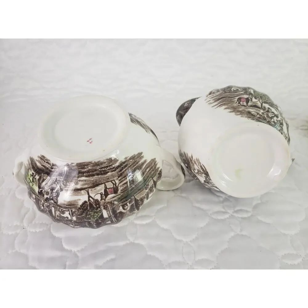Johnson Brothers Heritage Hall Spanish American Hacienda Cream and Sugar